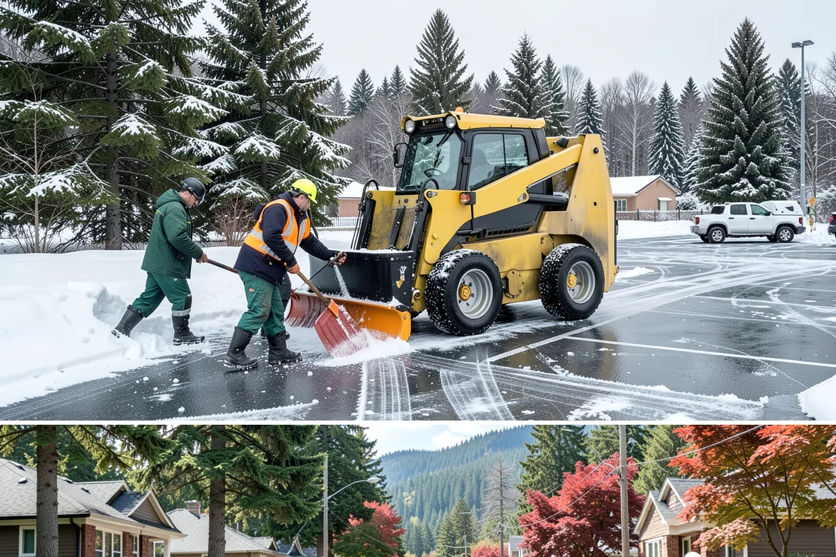 Dump Truck Plowing in Hunts Point, King County, WA - Dump truck plowing is most useful during heavy accumulation events from December through February on space-limited commercial...