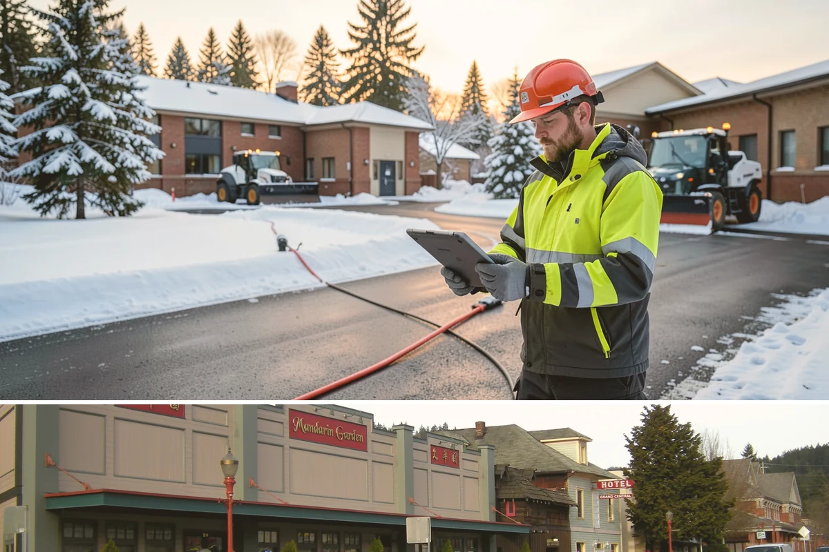 Dump Truck Plowing in Issaquah, King County, WA - Dump truck plowing is most useful during heavy accumulation events from December through February on space-limited commercial...