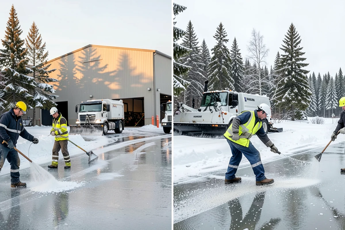 Dump Truck Plowing in Lakewood, Pierce County, WA - Plan plow routes alongside loading and haul-off points