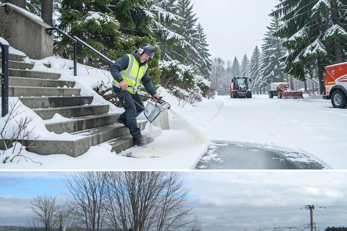 Dump Truck Plowing in Langley, Island County, WA - Dump truck plowing is most useful during heavy accumulation events from December through February on space-limited commercial...