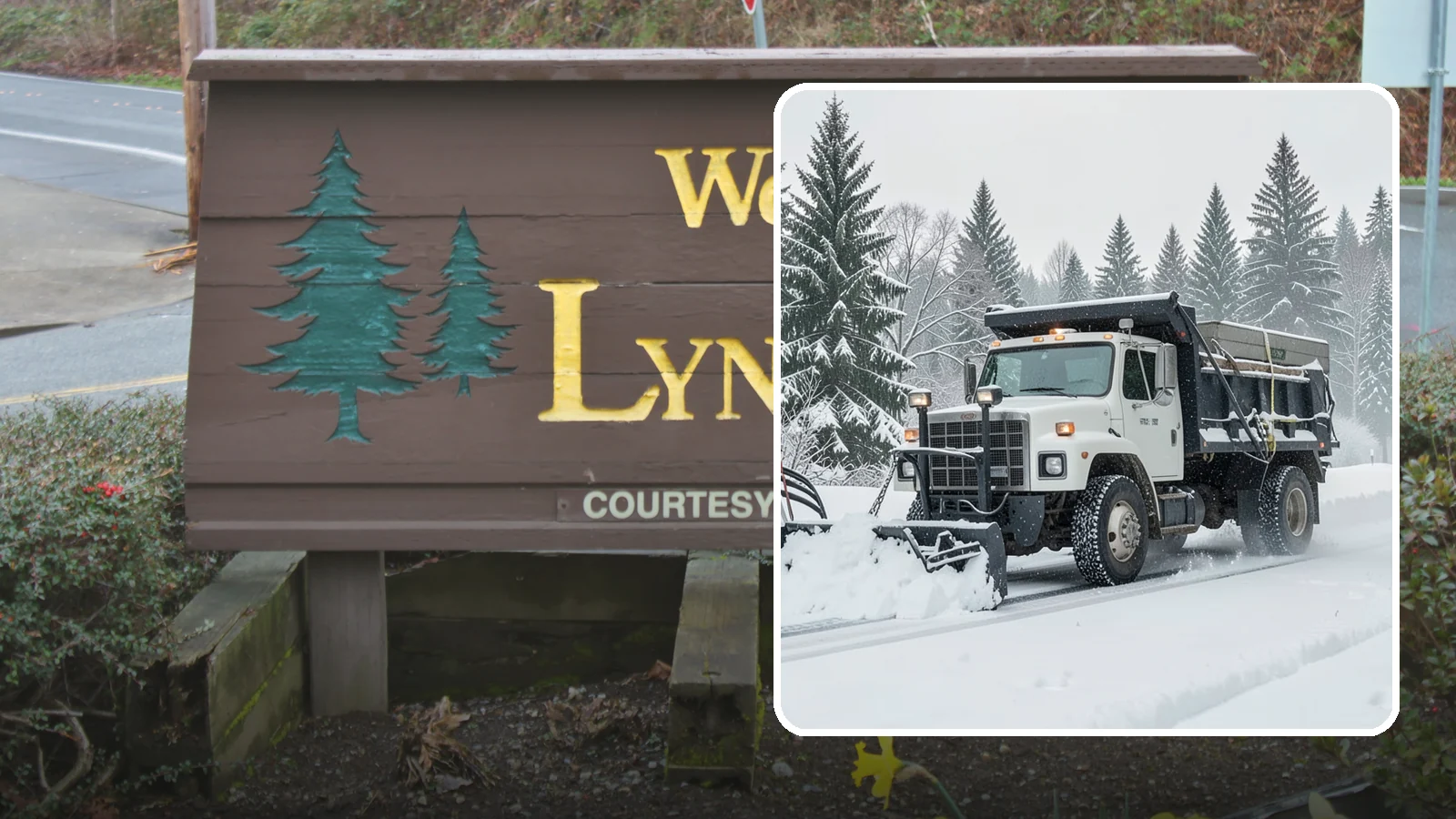 Dump Truck Plowing in Lynnwood, Snohomish County, WA - Our plow-equipped dump trucks move heavy snow and haul it away in a single, efficient operation.