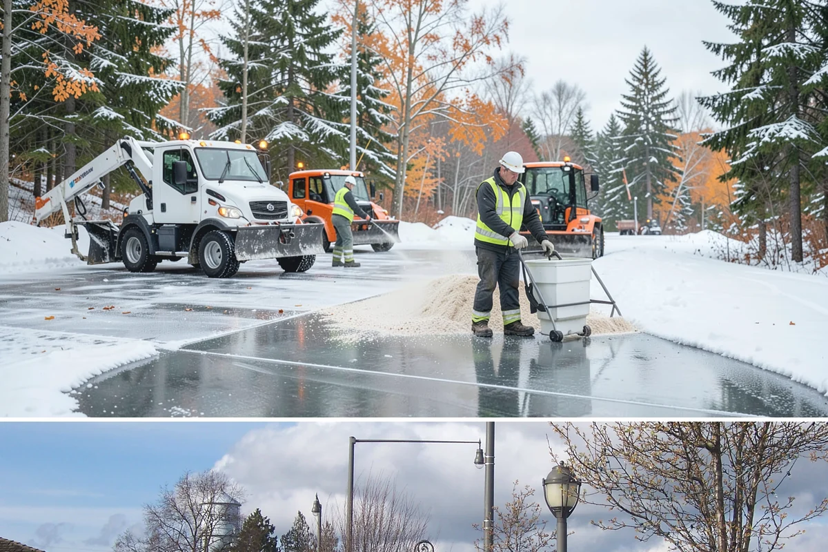 Dump Truck Plowing in Marysville, Snohomish County, WA - Dump truck plowing is most useful during heavy accumulation events from December through February on space-limited commercial...