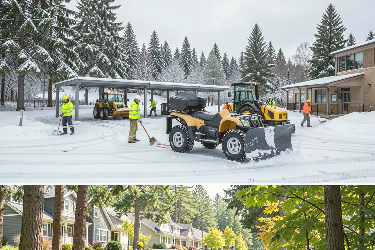 Dump Truck Plowing in Normandy Park, King County, WA - Dump truck plowing is most useful during heavy accumulation events from December through February on space-limited commercial...