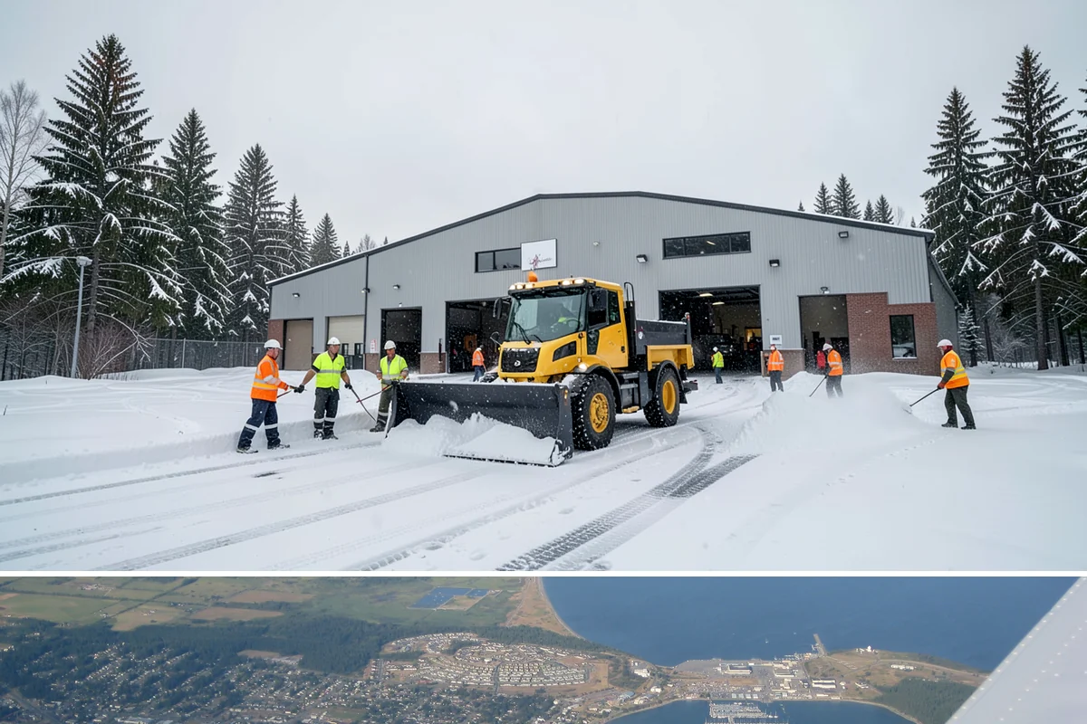 Dump Truck Plowing in Oak Harbor, Island County, WA - Dump truck plowing is most useful during heavy accumulation events from December through February on space-limited commercial...