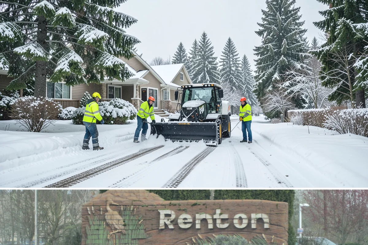 Dump Truck Plowing in Renton, King County, WA - Dump truck plowing is most useful during heavy accumulation events from December through February on space-limited commercial...