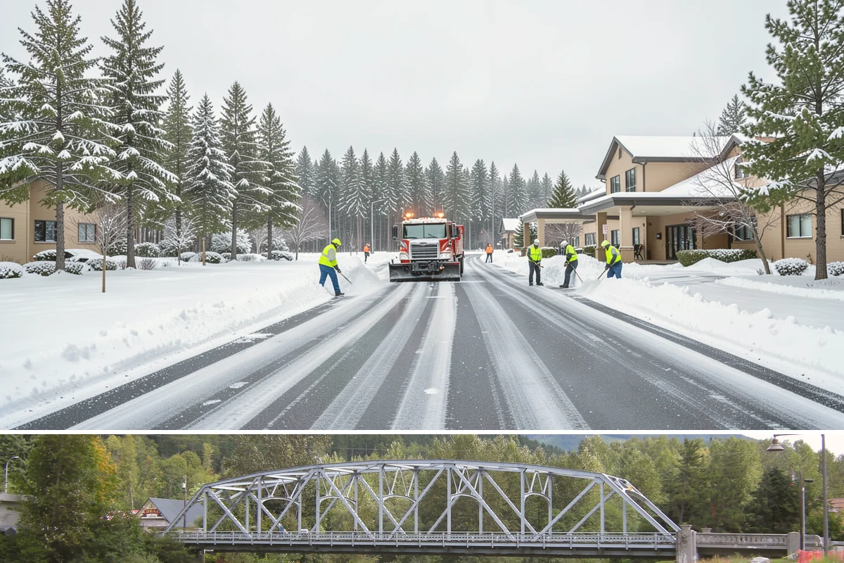 Dump Truck Plowing in Skykomish, King County, WA - Dump truck plowing is most useful during heavy accumulation events from December through February on space-limited commercial...