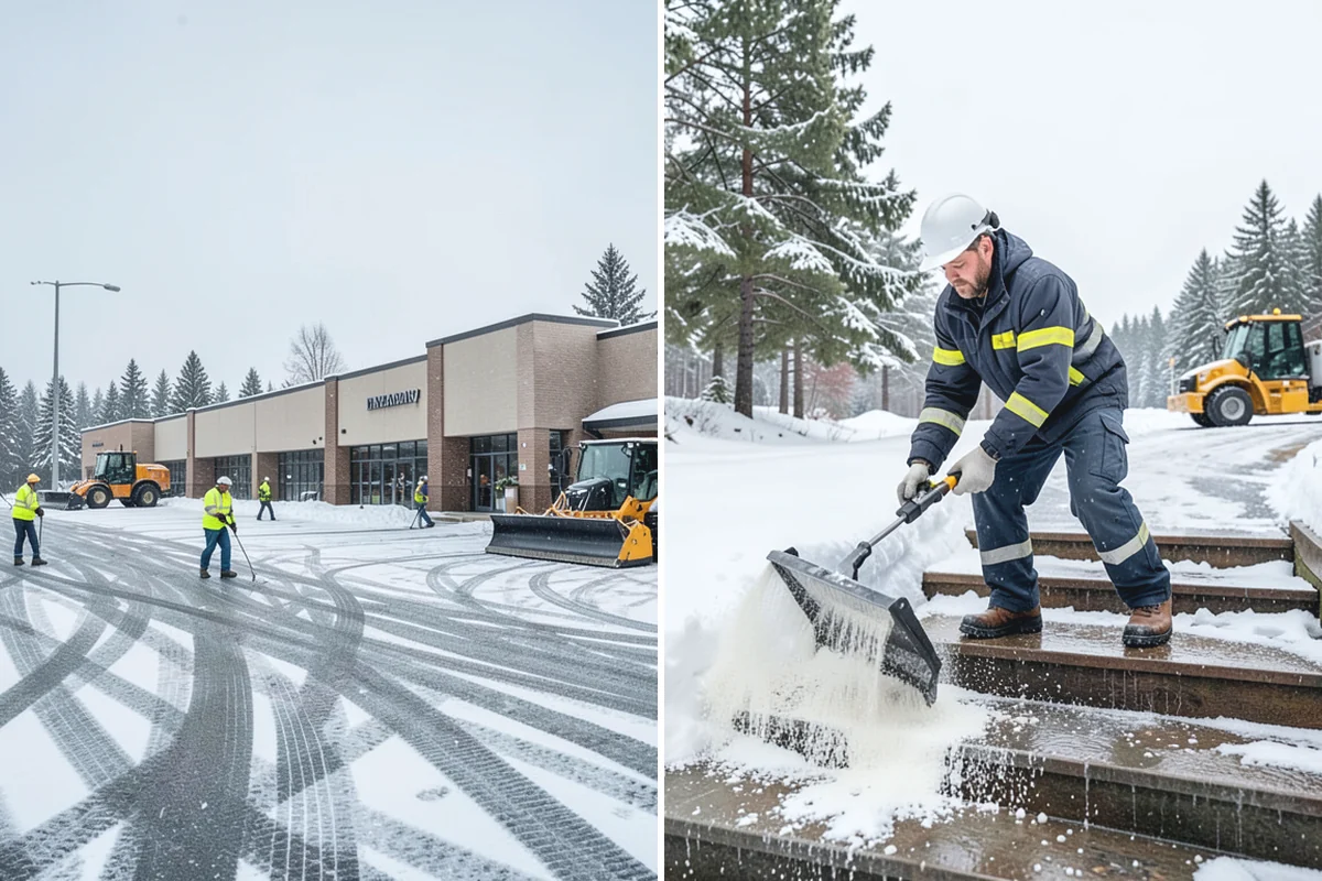 Dump Truck Plowing in South Prairie, Pierce County, WA - Plan plow routes alongside loading and haul-off points