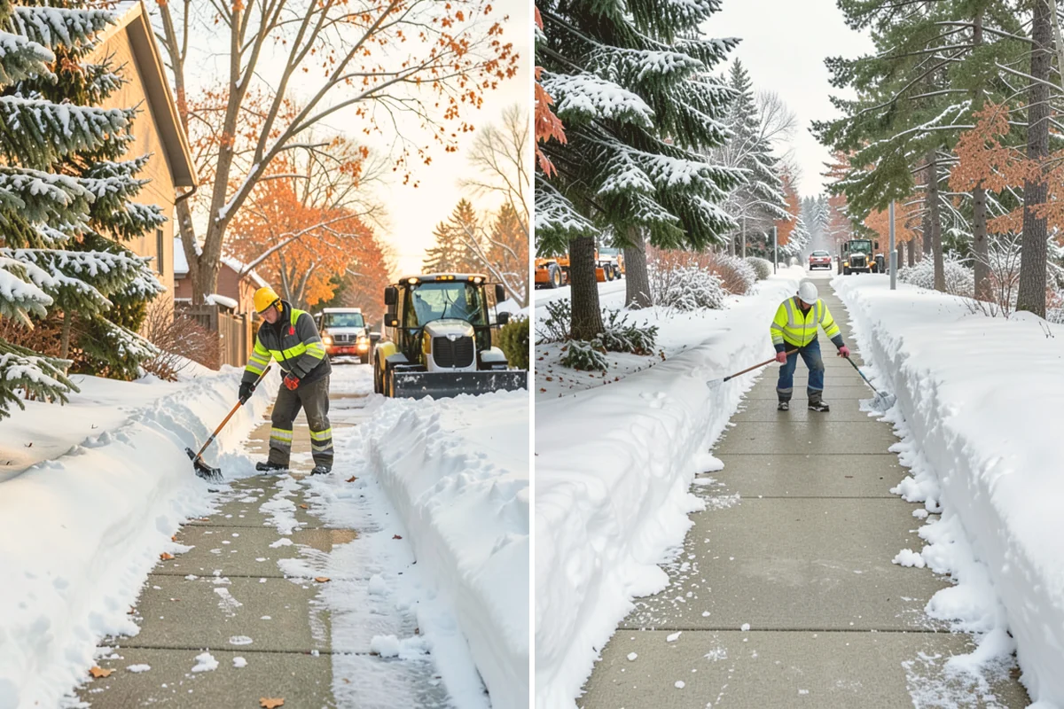 Dump Truck Plowing in Stanwood, Snohomish County, WA - Plan plow routes alongside loading and haul-off points