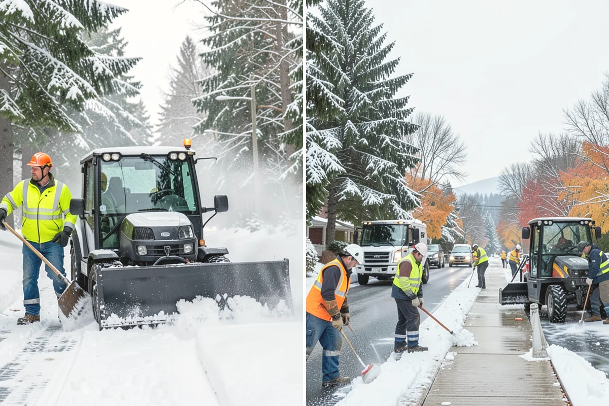 Dump Truck Plowing in Tacoma, Pierce County, WA - Plan plow routes alongside loading and haul-off points