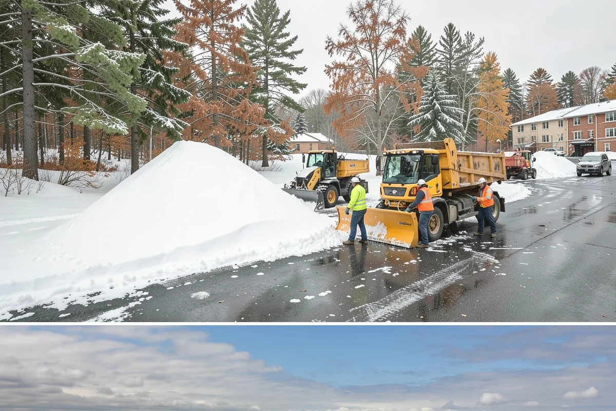 Dump Truck Plowing in University Place, Pierce County, WA - Dump truck plowing is most useful during heavy accumulation events from December through February on space-limited commercial...