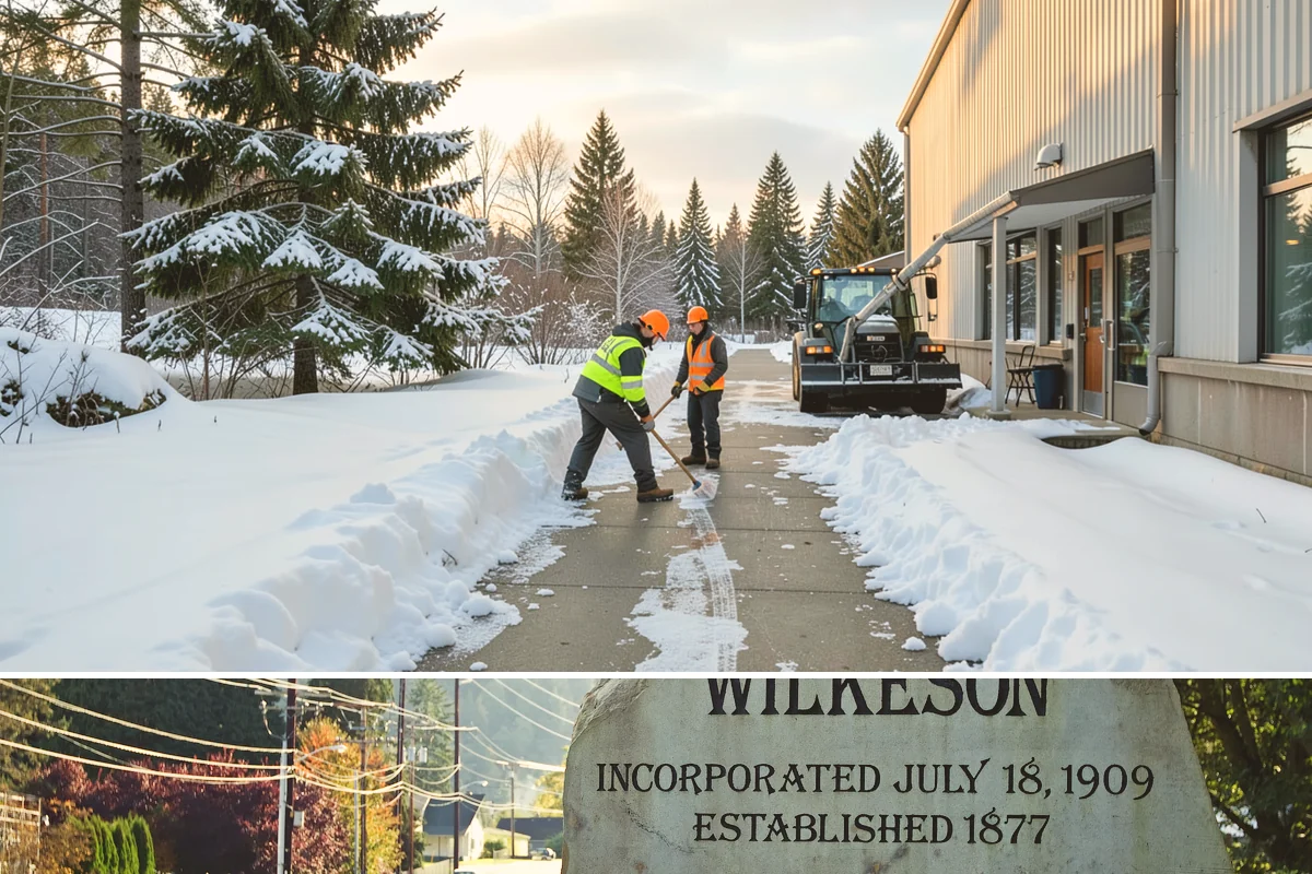 Dump Truck Plowing in Wilkeson, Pierce County, WA - Dump truck plowing is most useful during heavy accumulation events from December through February on space-limited commercial...