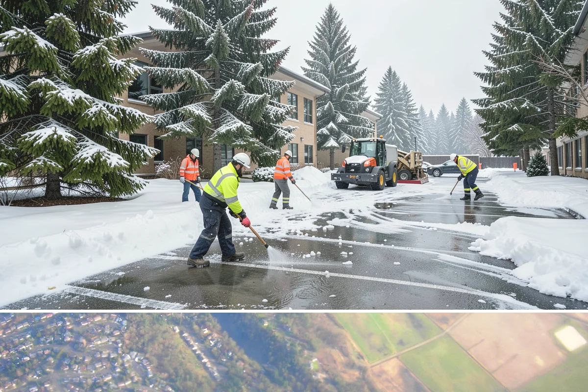 Dumpster Access Clearing in Algona, King County, WA - Handled early each morning after overnight accumulation through our regional snow months.