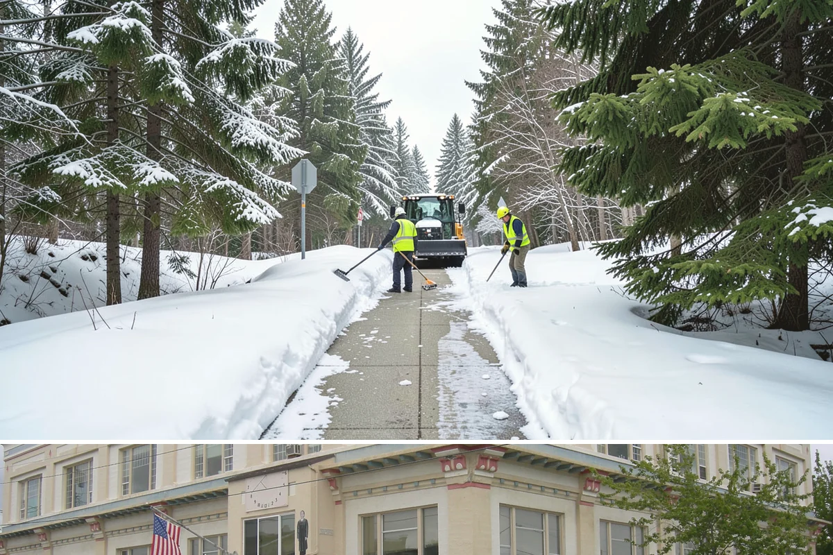 Dumpster Access Clearing in Anacortes, Skagit County, WA - Handled early each morning after overnight accumulation through our regional snow months.
