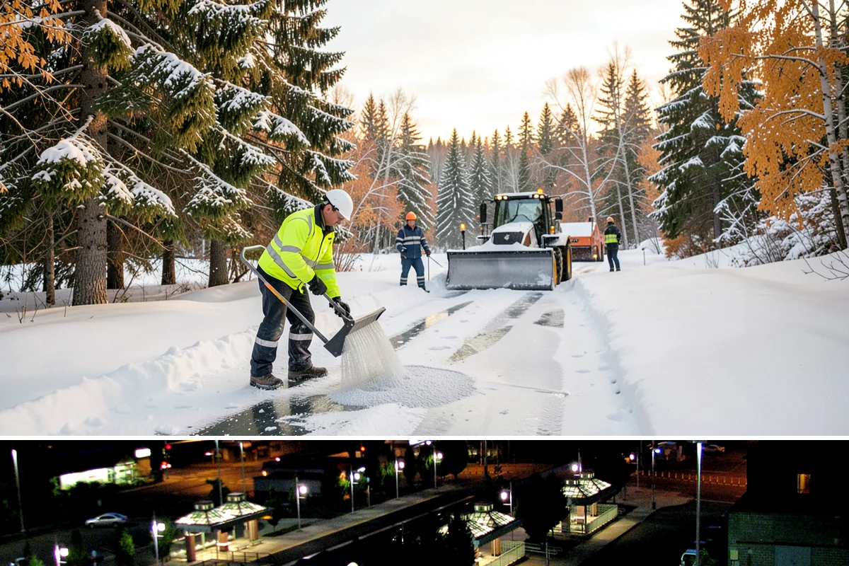 Dumpster Access Clearing in Auburn, King County, WA - Handled early each morning after overnight accumulation through our regional snow months.