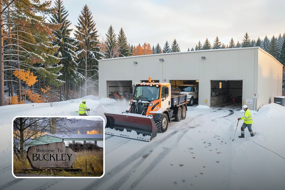 Dumpster Access Clearing in Buckley, Pierce County, WA - Gives tenants a safe, walkable route to the bin