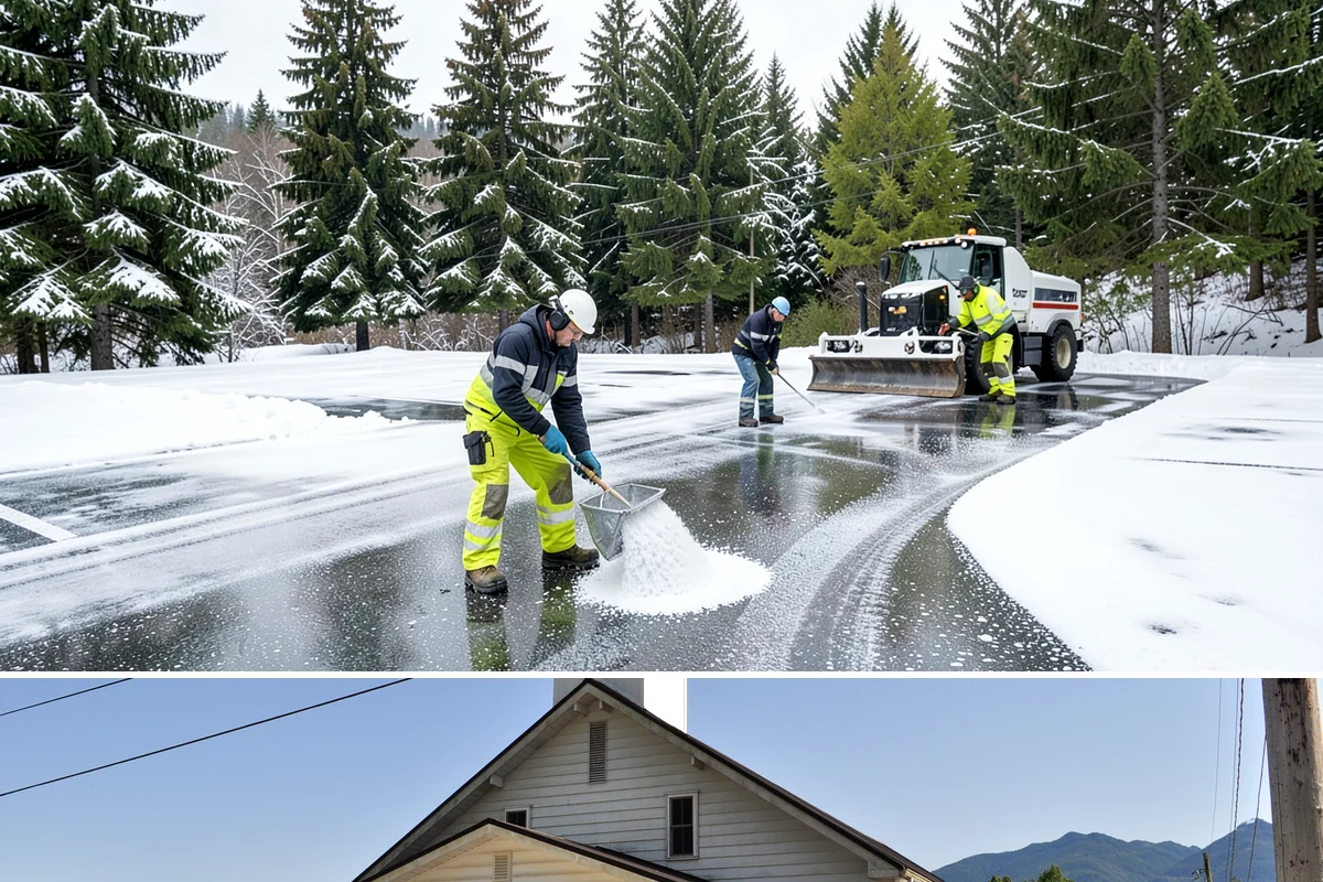 Dumpster Access Clearing in Concrete, Skagit County, WA - Handled early each morning after overnight accumulation through our regional snow months.