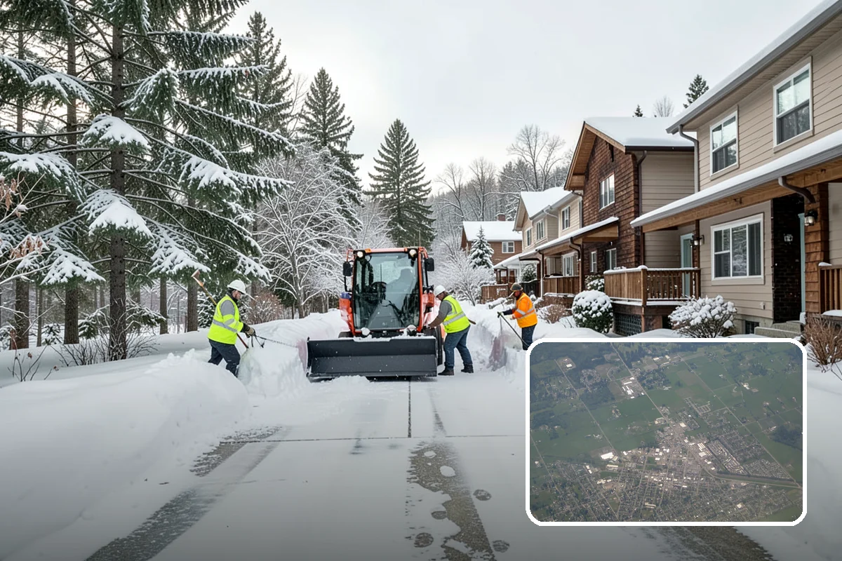 Dumpster Access Clearing in Enumclaw, King County, WA - Gives tenants a safe, walkable route to the bin