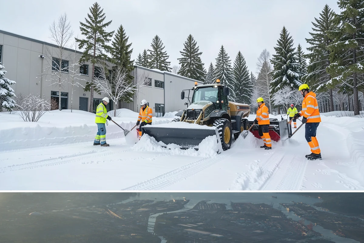 Dumpster Access Clearing in Fife, Pierce County, WA - Handled early each morning after overnight accumulation through our regional snow months.