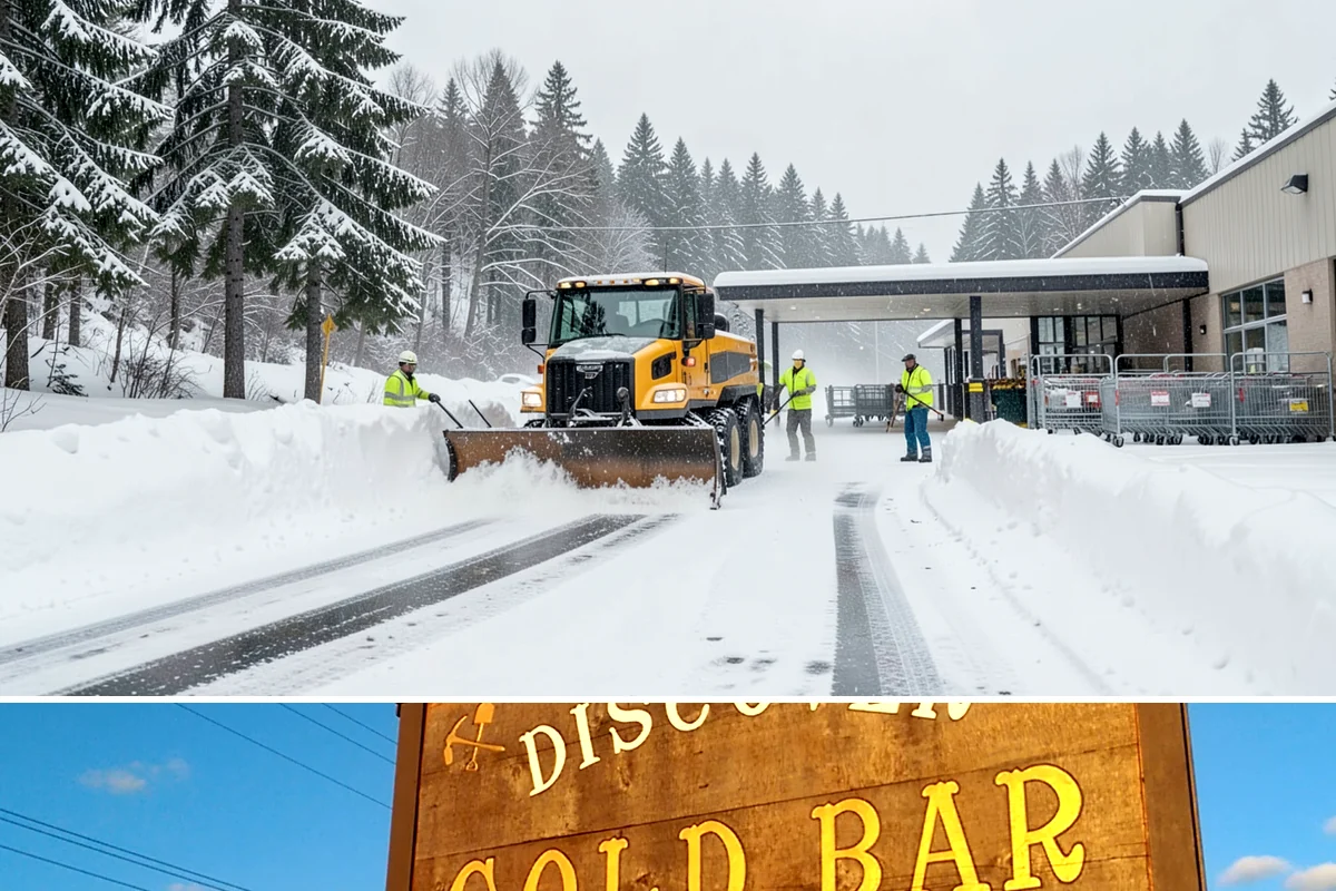 Dumpster Access Clearing in Gold Bar, Snohomish County, WA - Handled early each morning after overnight accumulation through our regional snow months.