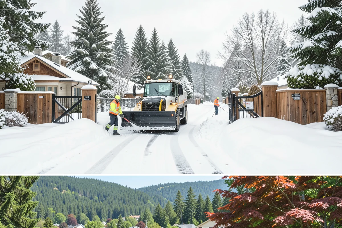 Dumpster Access Clearing in Index, Snohomish County, WA - Handled early each morning after overnight accumulation through our regional snow months.