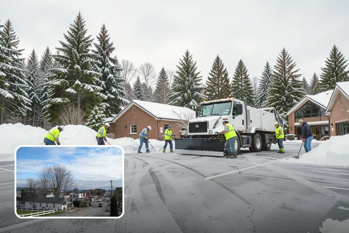Dumpster Access Clearing in Langley, Island County, WA - Gives tenants a safe, walkable route to the bin