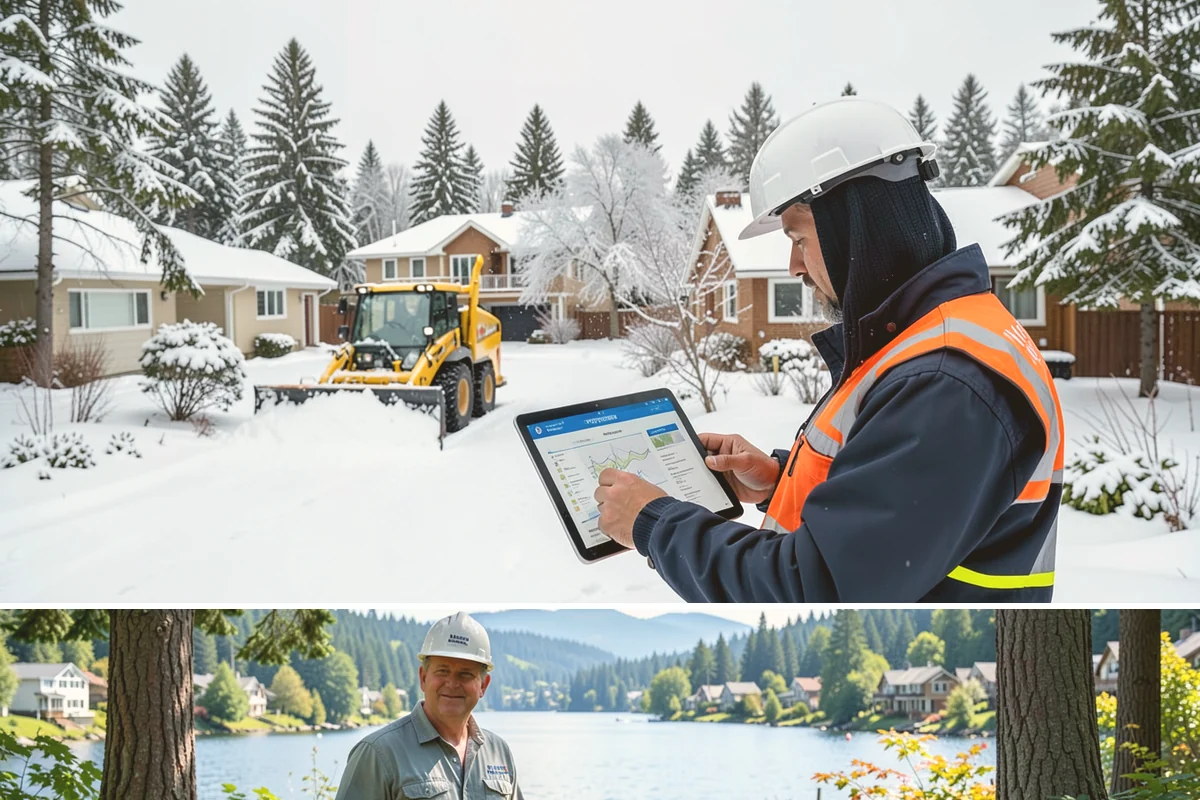Dumpster Access Clearing in Milton, King County, WA - Handled early each morning after overnight accumulation through our regional snow months.