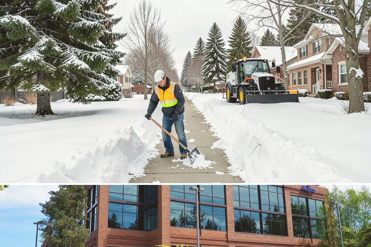 Dumpster Access Clearing in Mountlake Terrace, Snohomish County, WA - Handled early each morning after overnight accumulation through our regional snow months.