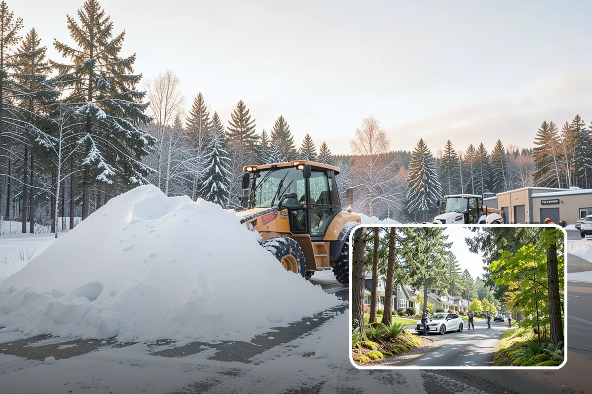 Dumpster Access Clearing in Normandy Park, King County, WA - Gives tenants a safe, walkable route to the bin