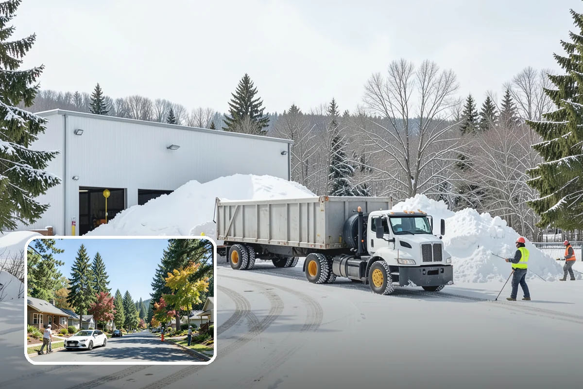 Dumpster Access Clearing in Orting, Pierce County, WA - Gives tenants a safe, walkable route to the bin