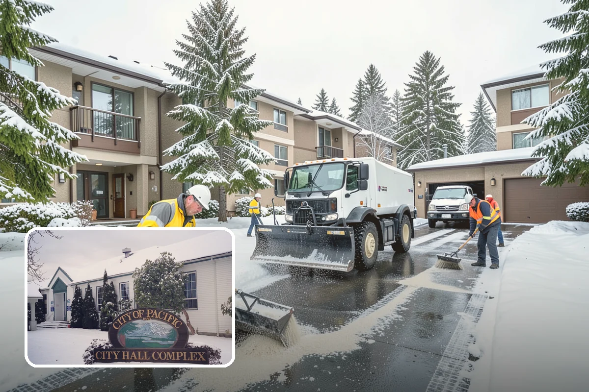 Dumpster Access Clearing in Pacific, King County, WA - Gives tenants a safe, walkable route to the bin