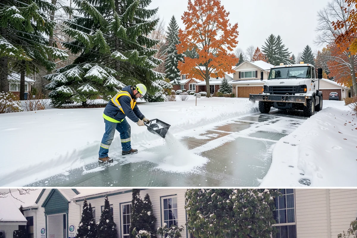 Dumpster Access Clearing in Pacific, King County, WA - Handled early each morning after overnight accumulation through our regional snow months.