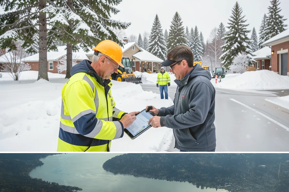 Dumpster Access Clearing in Sammamish, King County, WA - Handled early each morning after overnight accumulation through our regional snow months.