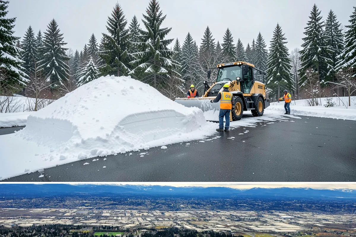 Dumpster Access Clearing in SeaTac, King County, WA - Handled early each morning after overnight accumulation through our regional snow months.
