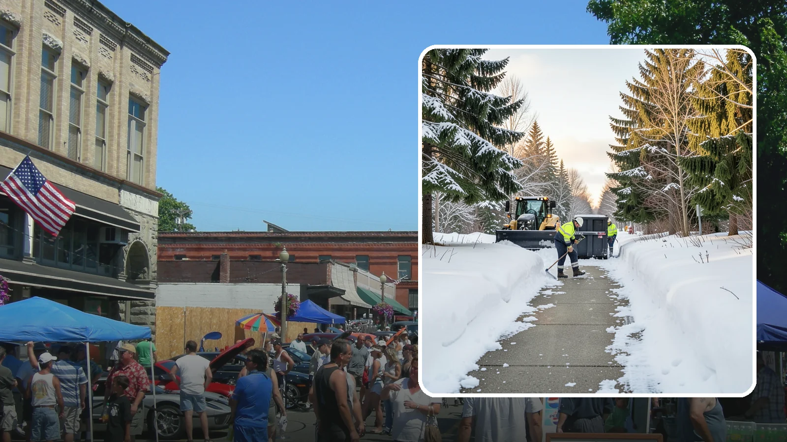 Dumpster Access Clearing in Snohomish, Snohomish County, WA - We clear the path and pad leading to standalone dumpsters so tenants and crews can dump waste without wading through snow.