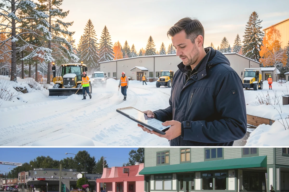 Dumpster Access Clearing in Snoqualmie, King County, WA - Handled early each morning after overnight accumulation through our regional snow months.
