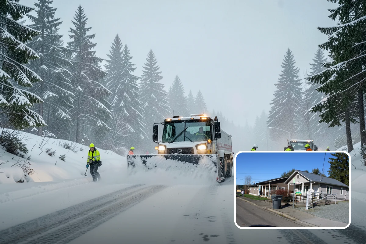 Dumpster Access Clearing in South Prairie, Pierce County, WA - Gives tenants a safe, walkable route to the bin