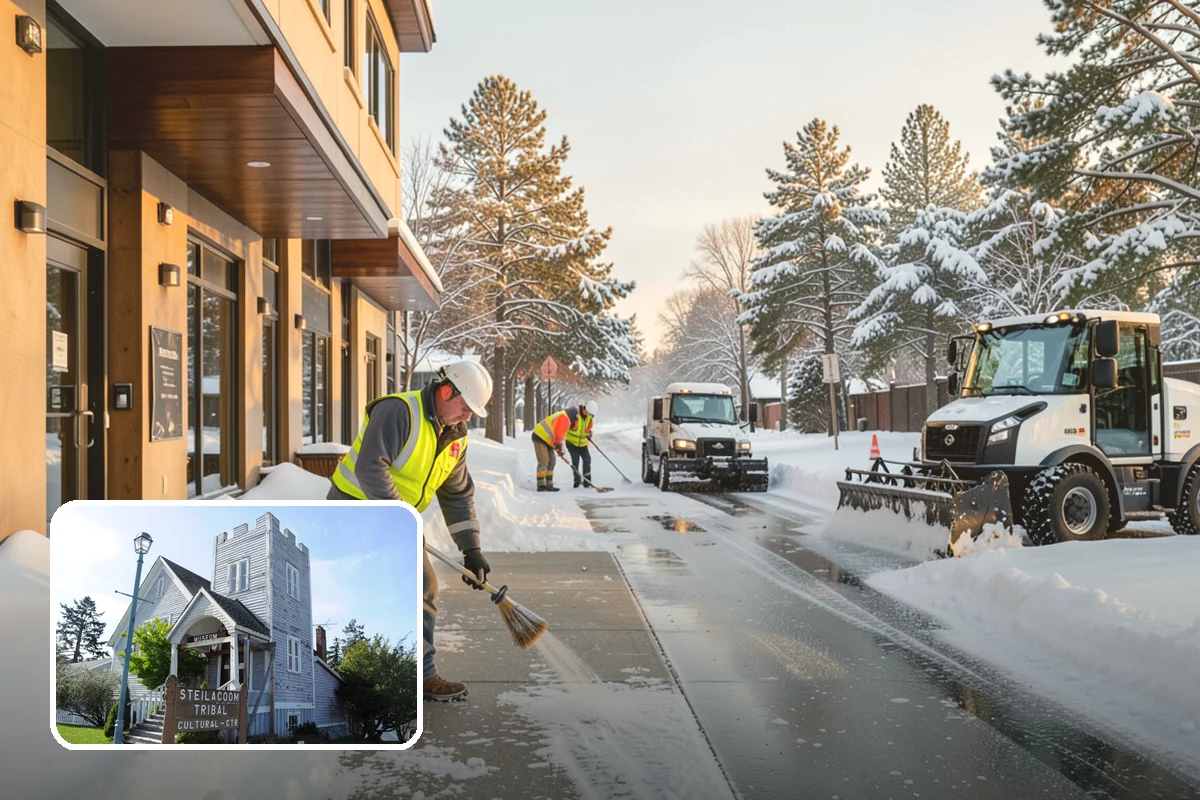 Dumpster Access Clearing in Steilacoom, Pierce County, WA - Gives tenants a safe, walkable route to the bin