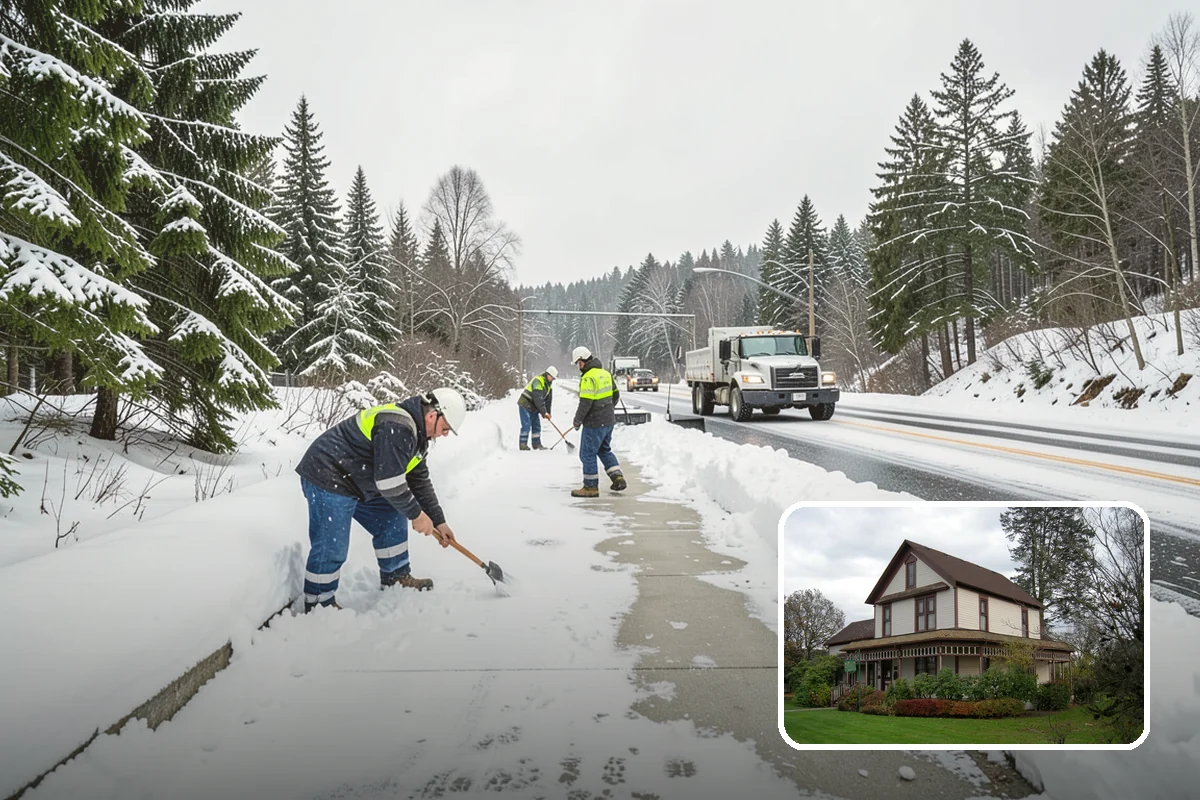 Dumpster Access Clearing in Sumner, Pierce County, WA - Gives tenants a safe, walkable route to the bin