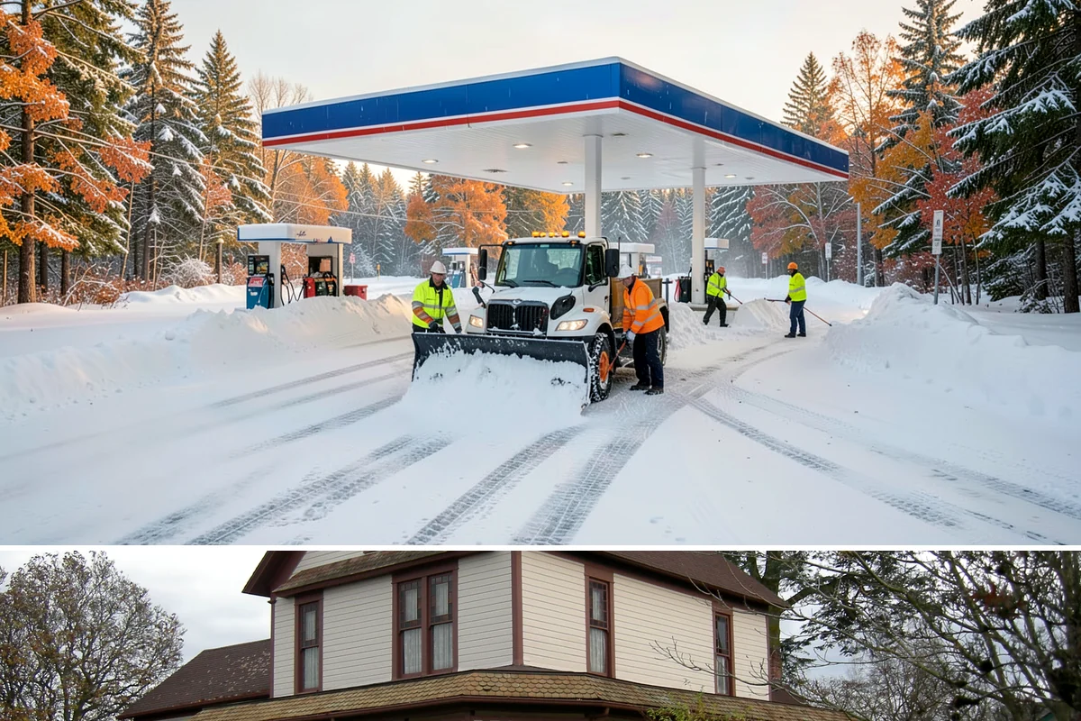 Dumpster Access Clearing in Sumner, Pierce County, WA - Handled early each morning after overnight accumulation through our regional snow months.