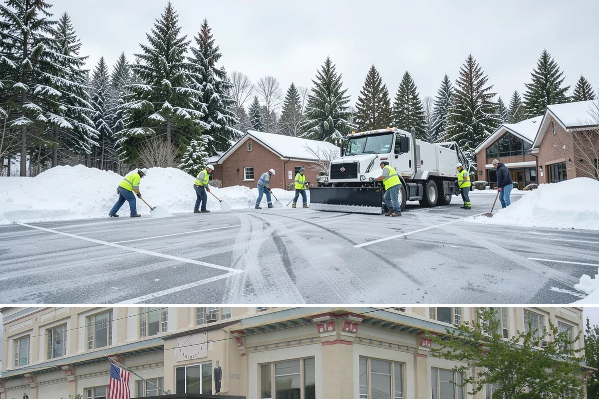 Dumpster Enclosure Clearing in Anacortes, Skagit County, WA - Best scheduled the night before or morning of your regular collection day throughout our November-to-March snow season.