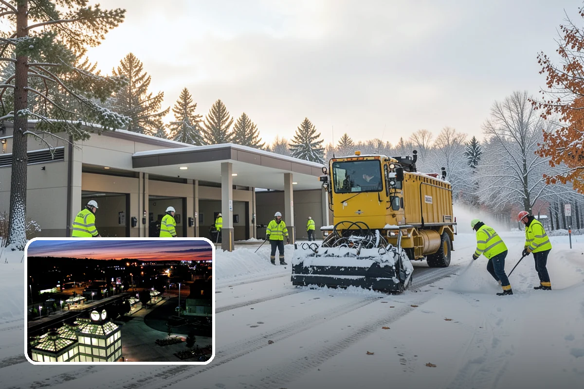 Dumpster Enclosure Clearing in Auburn, King County, WA - Keeps waste and recycling pickups on schedule through winter weather