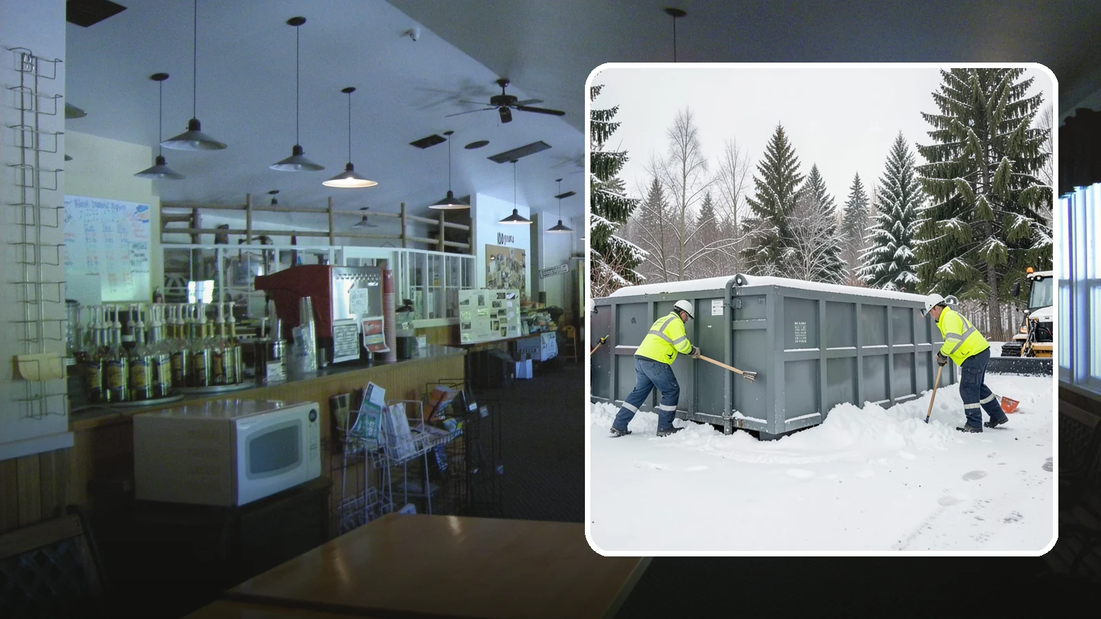 Dumpster Enclosure Clearing in Black Diamond, King County, WA - We clear the tight footprint around gated dumpster enclosures so waste haulers and staff can reach bins safely after Western...