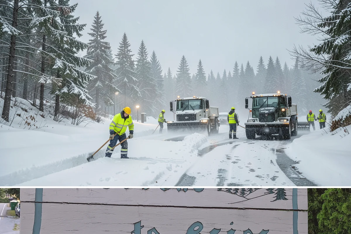 Dumpster Enclosure Clearing in Brier, Snohomish County, WA - Best scheduled the night before or morning of your regular collection day throughout our November-to-March snow season.