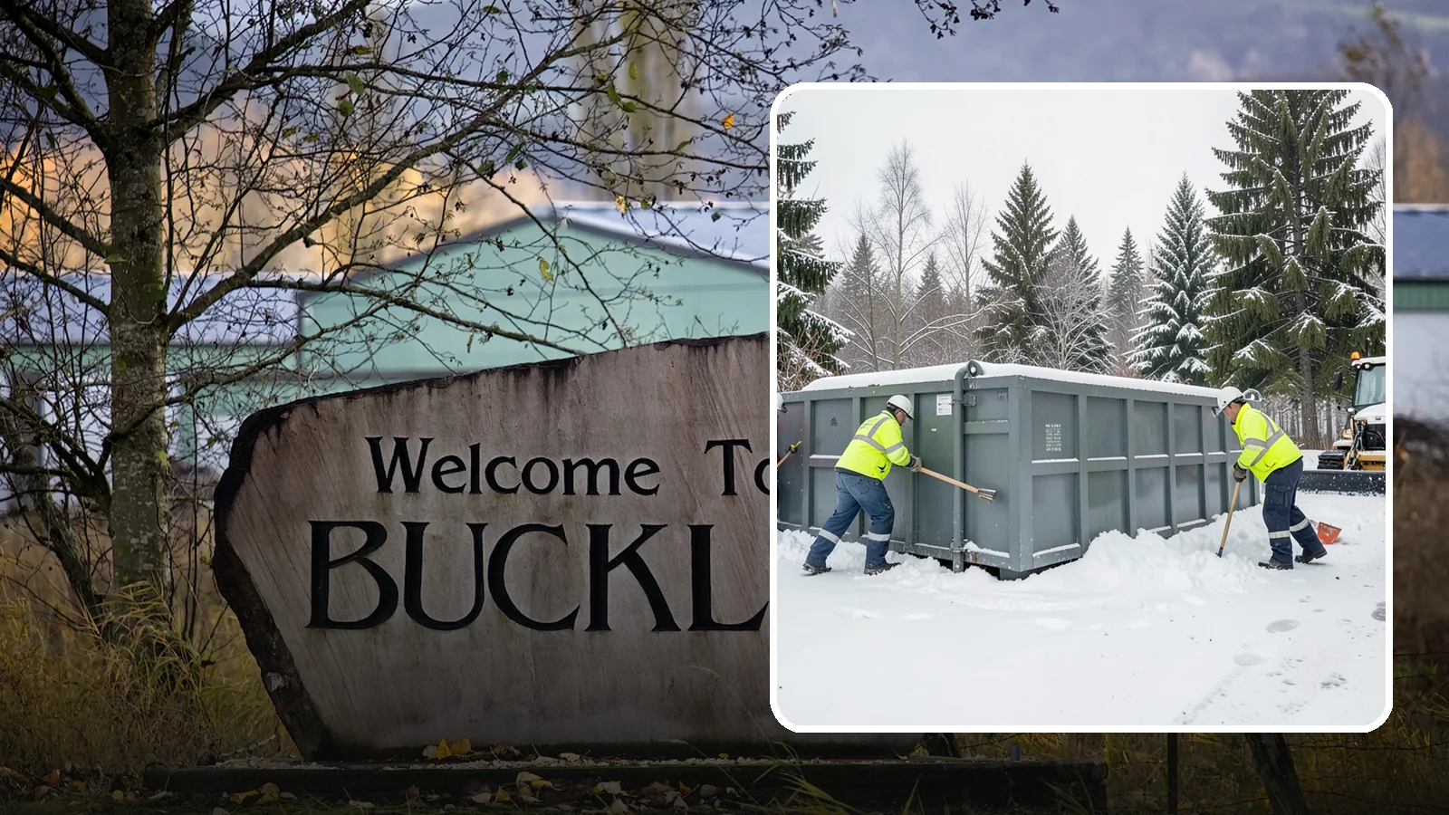 Dumpster Enclosure Clearing in Buckley, Pierce County, WA - We clear the tight footprint around gated dumpster enclosures so waste haulers and staff can reach bins safely after Western...