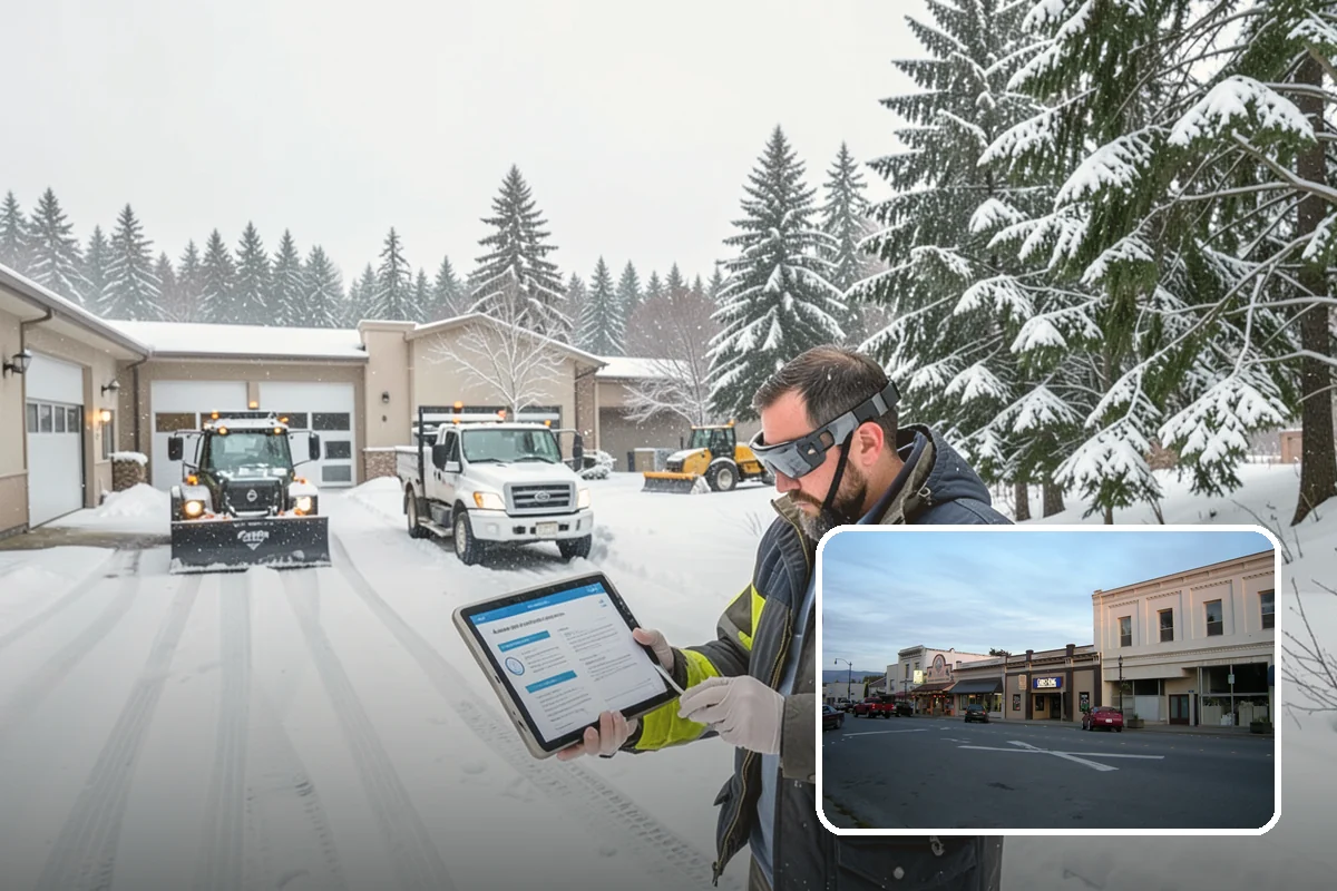 Dumpster Enclosure Clearing in Burlington, Skagit County, WA - Keeps waste and recycling pickups on schedule through winter weather