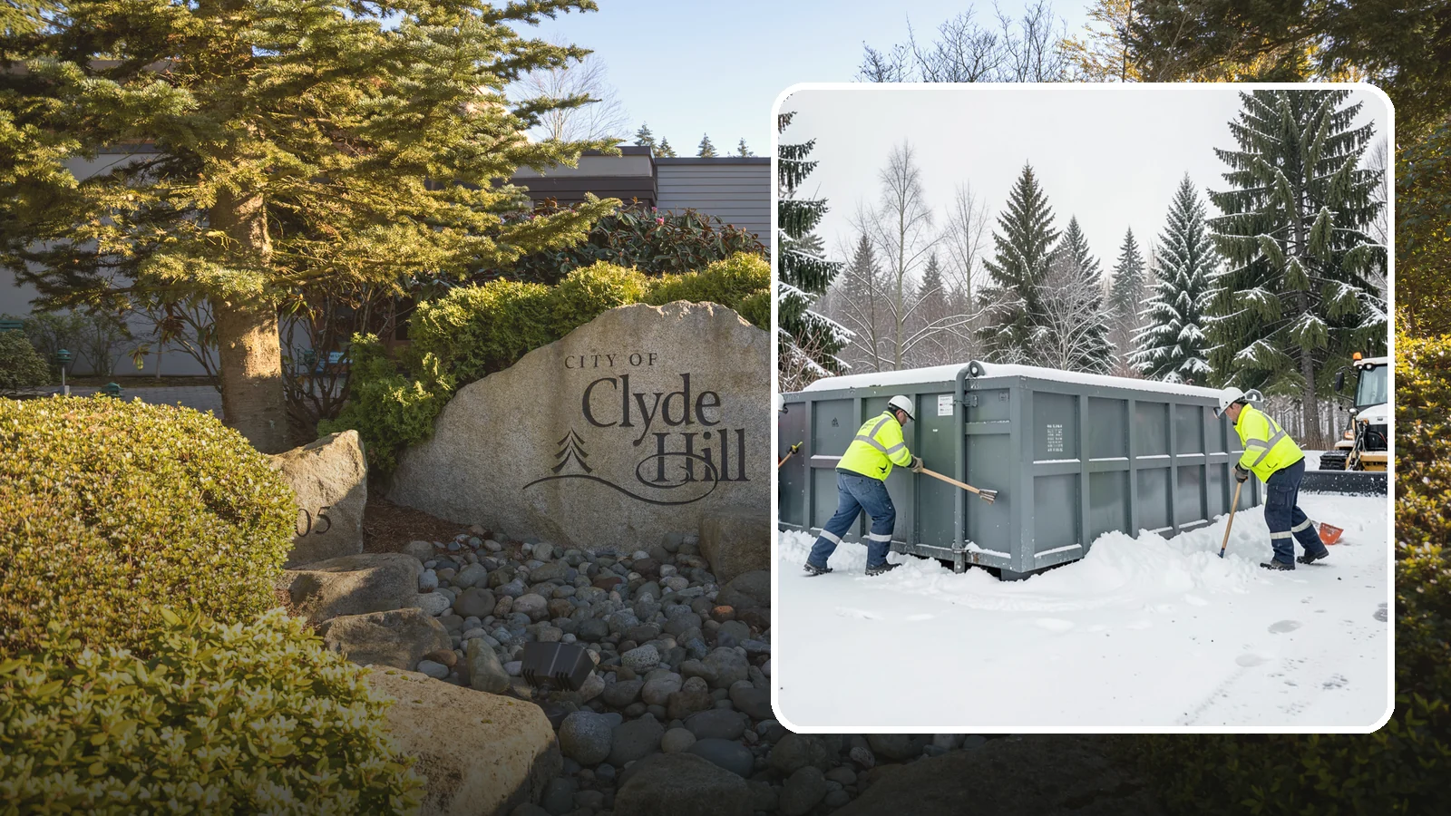 Dumpster Enclosure Clearing in Clyde Hill, King County, WA - We clear the tight footprint around gated dumpster enclosures so waste haulers and staff can reach bins safely after Western...