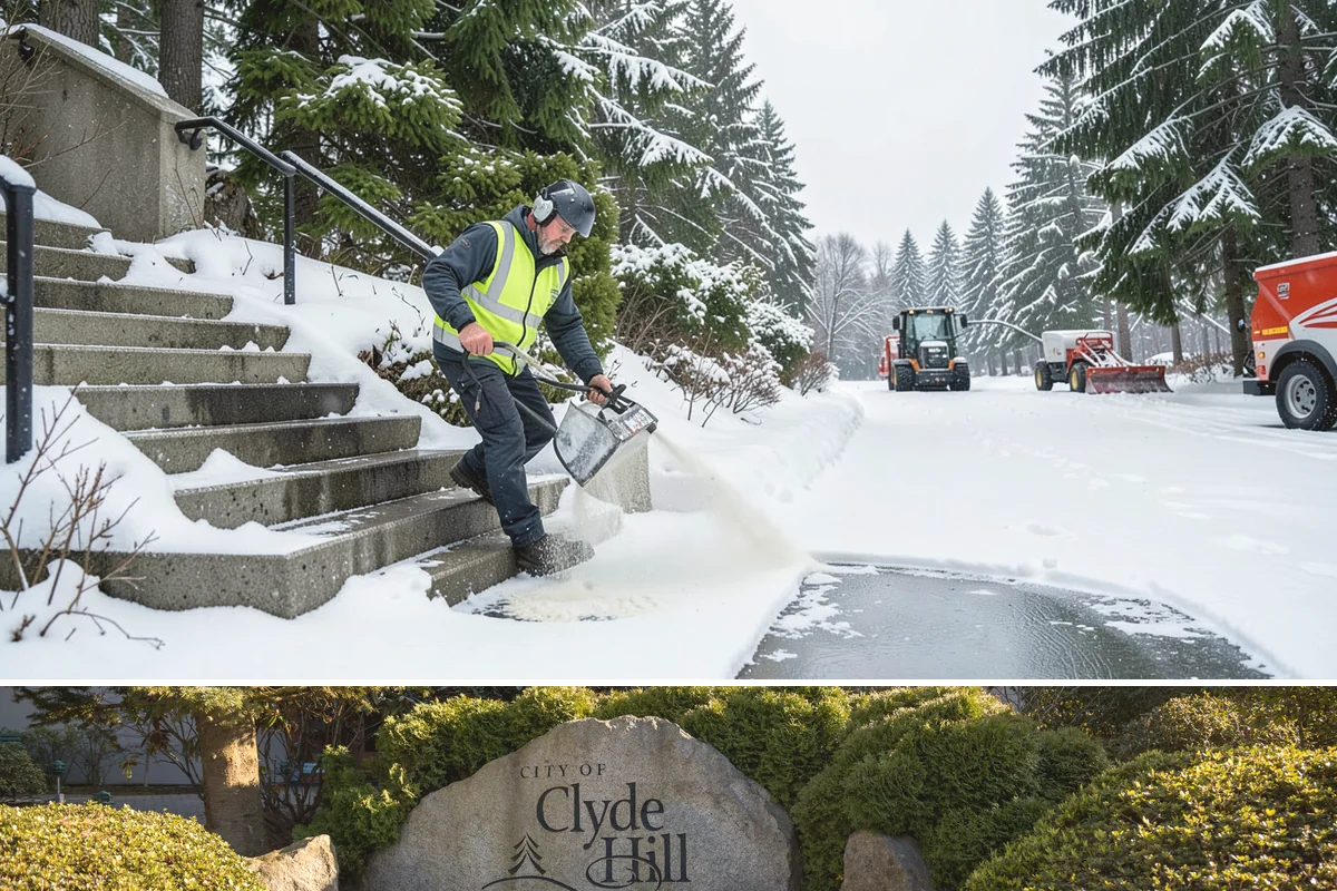 Dumpster Enclosure Clearing in Clyde Hill, King County, WA - Best scheduled the night before or morning of your regular collection day throughout our November-to-March snow season.