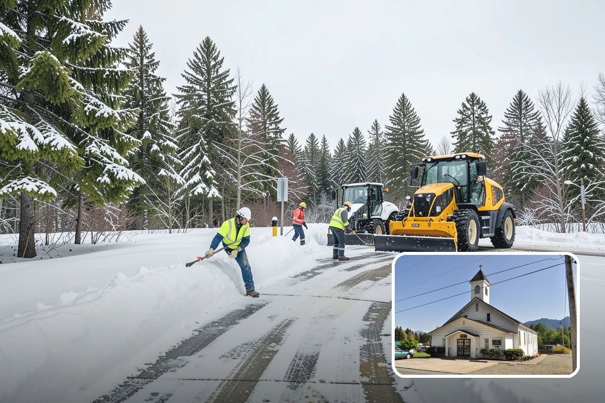 Dumpster Enclosure Clearing in Concrete, Skagit County, WA - Keeps waste and recycling pickups on schedule through winter weather