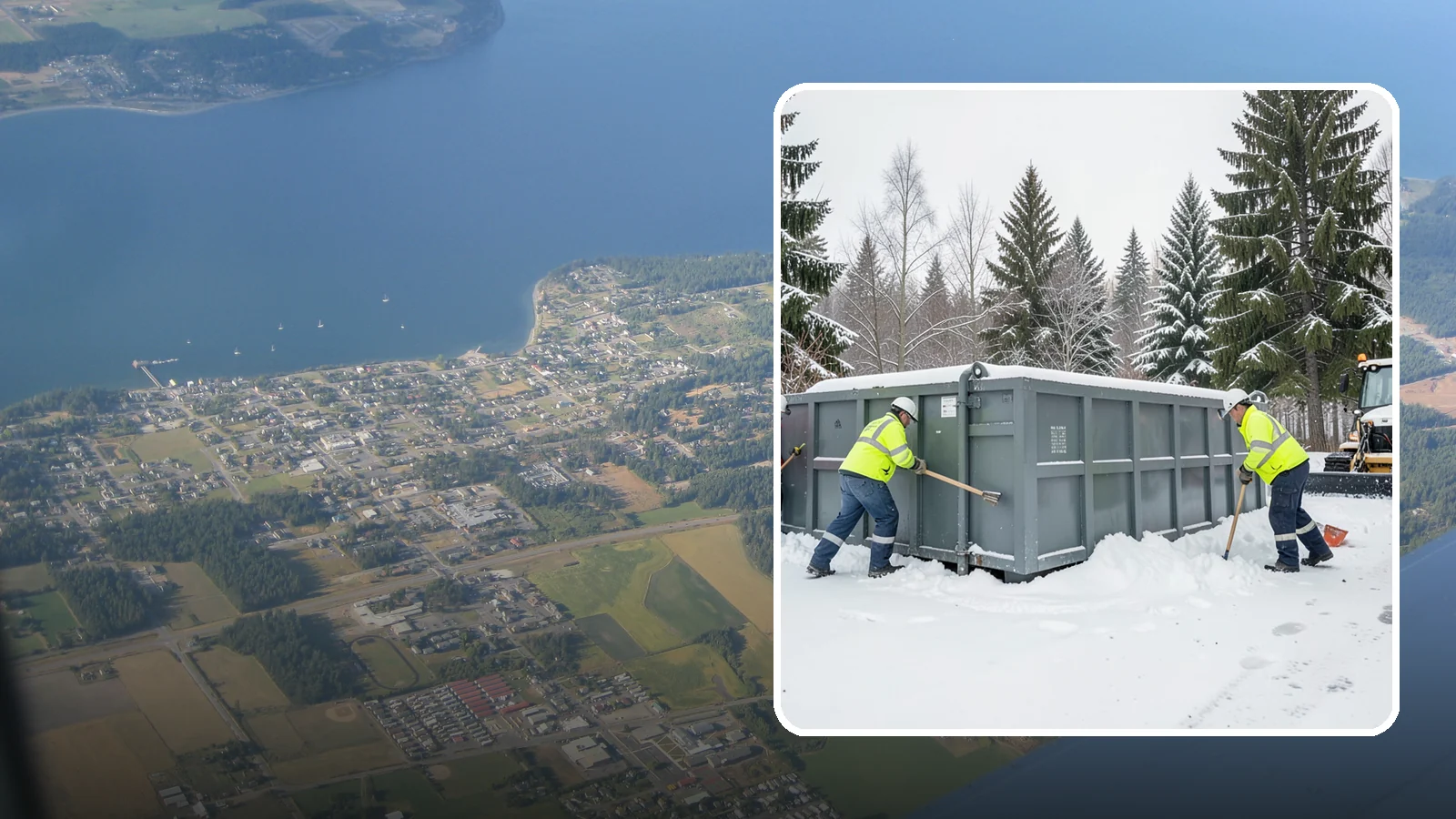 Dumpster Enclosure Clearing in Coupeville, Island County, WA - We clear the tight footprint around gated dumpster enclosures so waste haulers and staff can reach bins safely after Western...