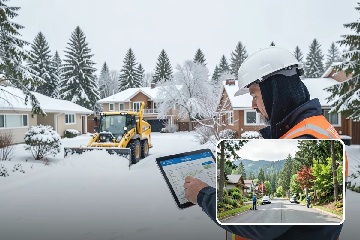 Dumpster Enclosure Clearing in Darrington, Snohomish County, WA - Keeps waste and recycling pickups on schedule through winter weather
